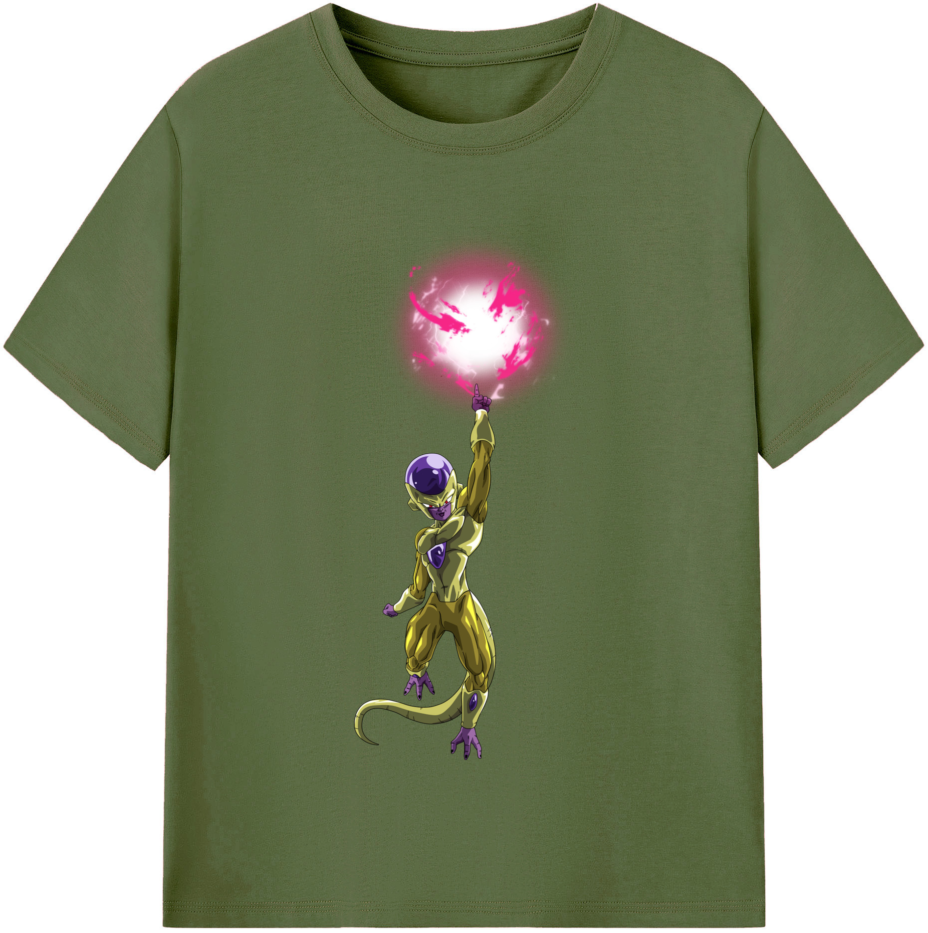 （画像用） ドラゴンボール フリーザ DRAGON BALL Frieza 綿100％半袖Tシャツ（フロントプリント）